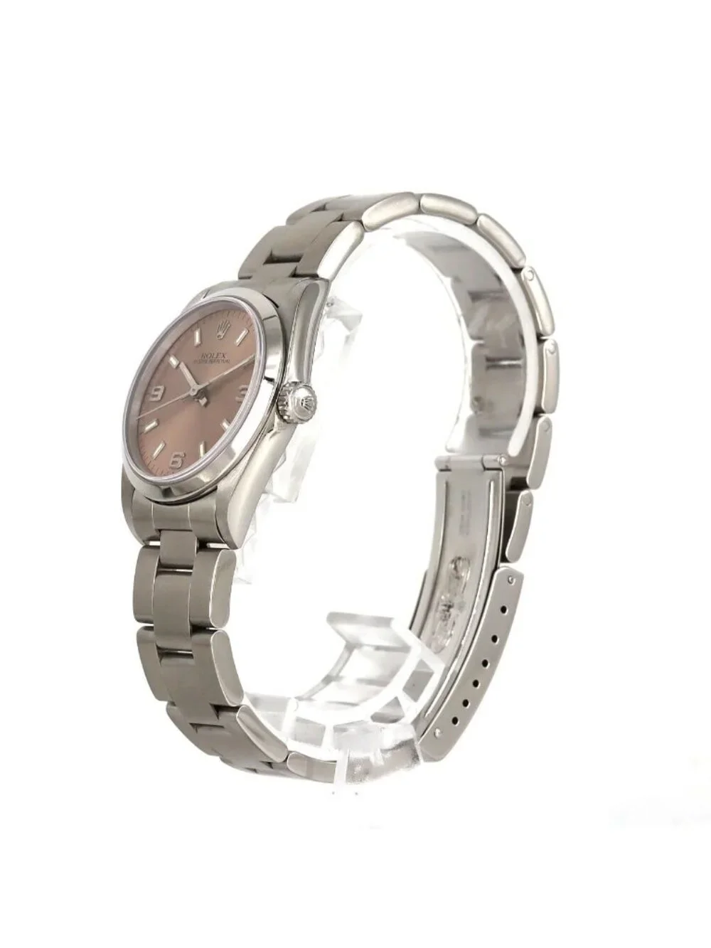 Rolex Oyster Perpetual SS Manual Winding Number Watch
